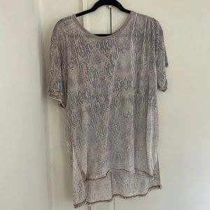 We the free snake skin tee